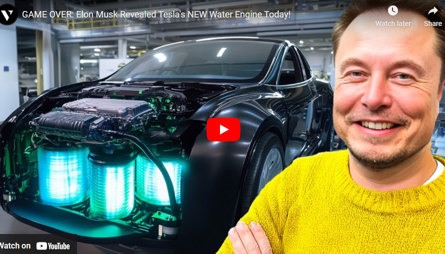 Elon Musk Revealed Tesla’s NEW Water Engine Today! XE HƠI CHẠY BẰNG NƯỚC