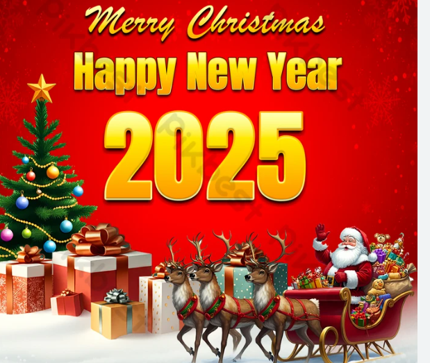 MERRY CHRISTMAS & HAPPY NEW YEAR 2025