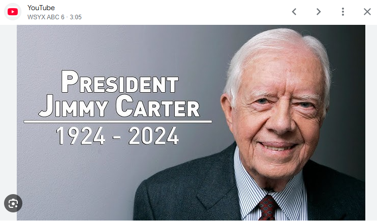 Ân nhân người tỵ nạn Việt Nam, Tổng thống Jimmy Carter vừa qua đời!